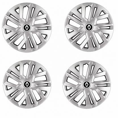 Set 4 Capace Roti 15 inchi (R15) Raven Gri Compatibile Cu Renault