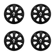 Set 4 capace roti potrivite jantelor de 15 inch compatibile RENAULT, Model - 316 Black Edition