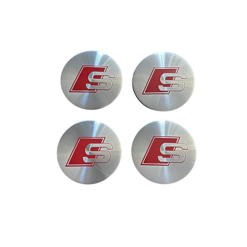 Set 4 capace roti 56mm Audi S line compatibil/inlocuitor janta aliaj