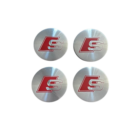 Set 4 capace roti 56mm Audi S line compatibil/inlocuitor janta aliaj