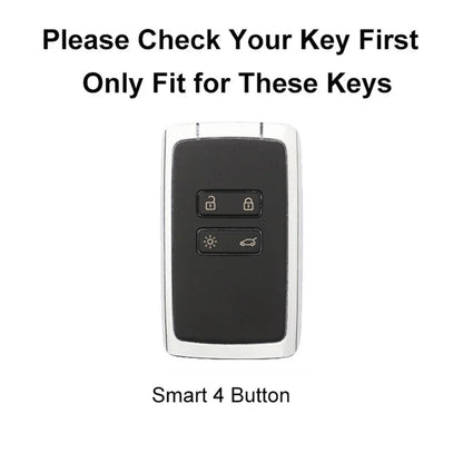 Husa cheie keyless Renault Clio V, Megane IV, Talisman, Kadjar, Zoe, Dacia Duster, Logan 3, Sandero 3, Negru