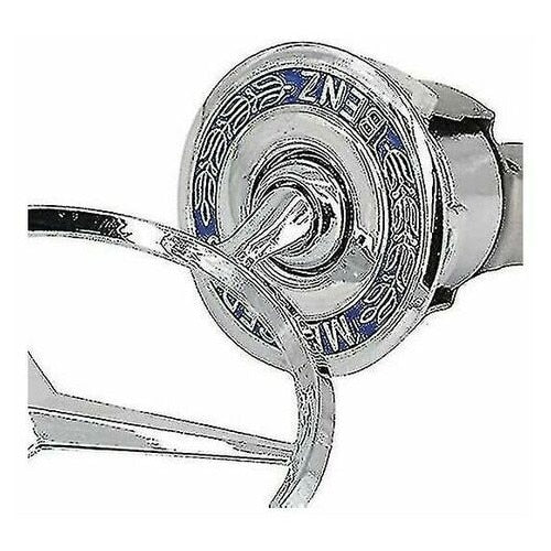 Emblema logo Mercedes-Benz pentru capota, 44mm, argintiu