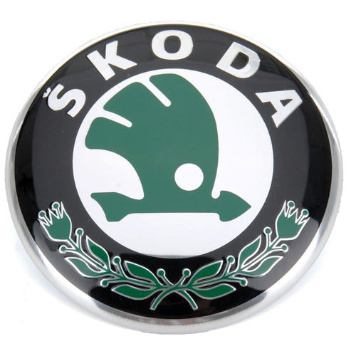 Emblema capota/hayon/portbagaj Skoda 90mm, Octavia, Fabia