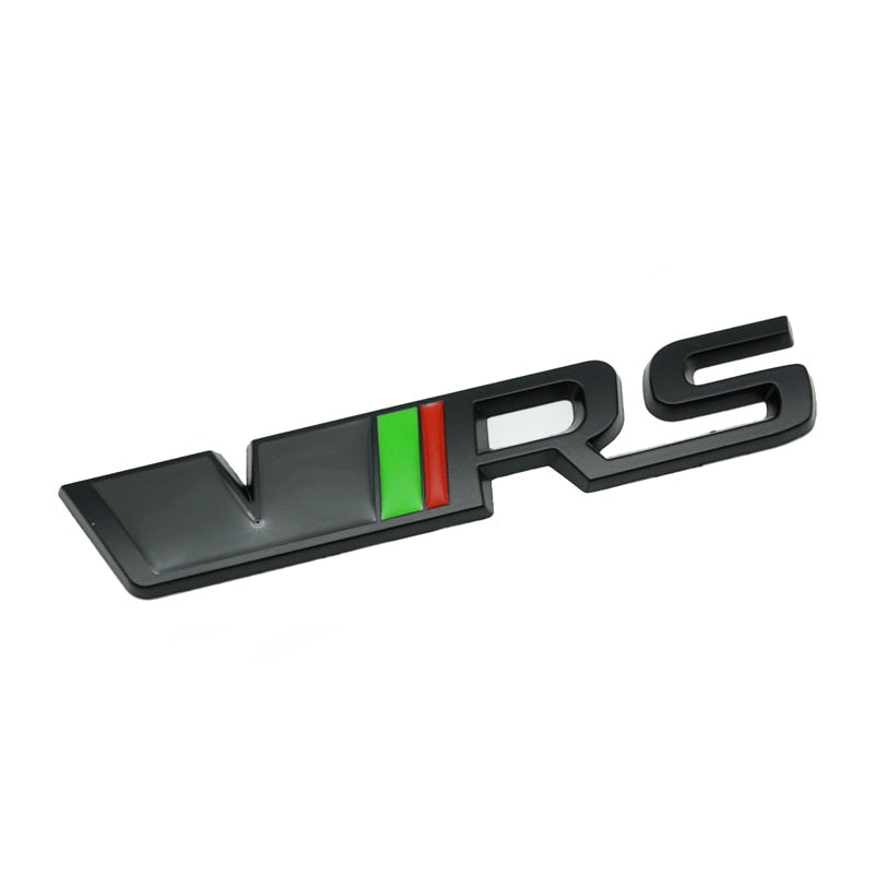 Emblema VRS spate portbagaj Skoda, negru