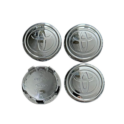 Set 4 capace jante TOYOTA, 57mm, Chrome