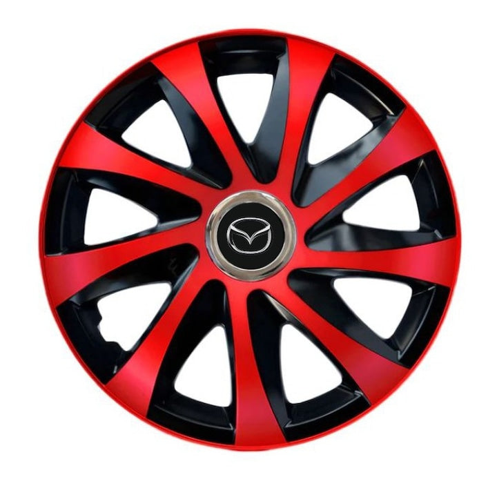 Set 4 capace roti Drift extra red R16 pentru gama Mazda