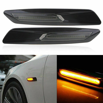 Set 2 buc lampi led pentru semnalizare laterala dinamic pentru BMW E90 E60 E82, F10 Style