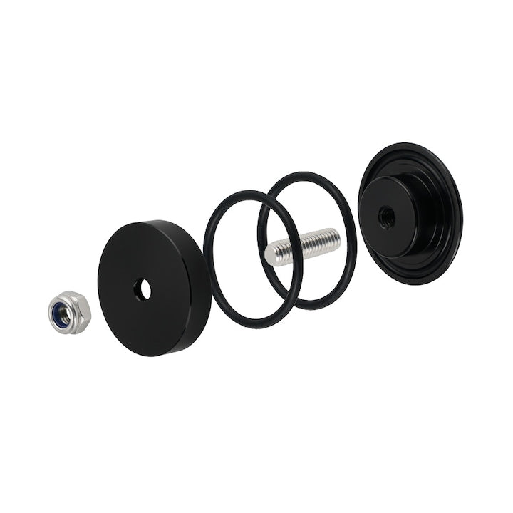 Dop anulare stergator luneta din aluminiu, universal, Argintiu