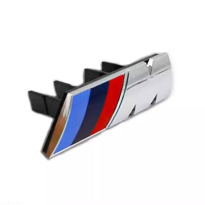Emblema M pentru grila fata BMW, 9x3, Argintie