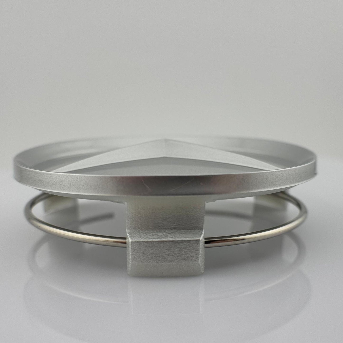 Set 4 Capace Jante Mercedes tip AMG, argintiu, Diametru 75mm