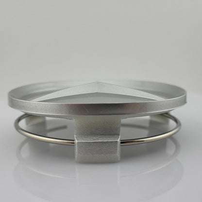 Set 4 Capace Jante Mercedes tip AMG, argintiu, Diametru 75mm