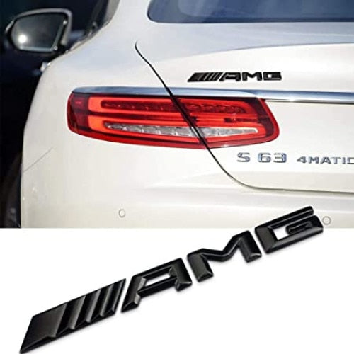 Emblema AMG spate portbagaj Mercedes , culoare negru lucios