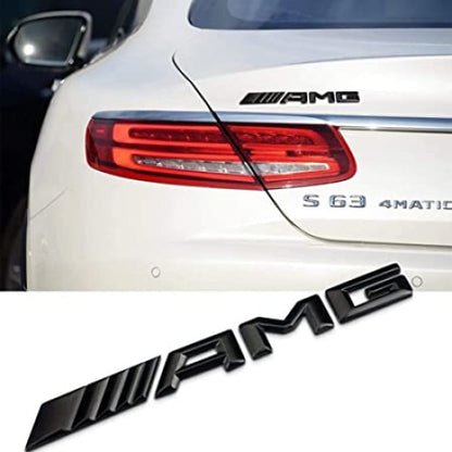 Emblema AMG spate portbagaj Mercedes , culoare negru lucios