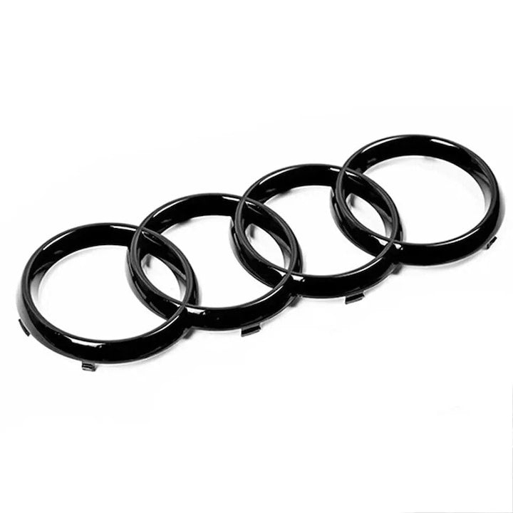 Emblema PBauto pentru Audi A1 A3 A4 S4 A5 S5 A6, 273mm, negru lucios
