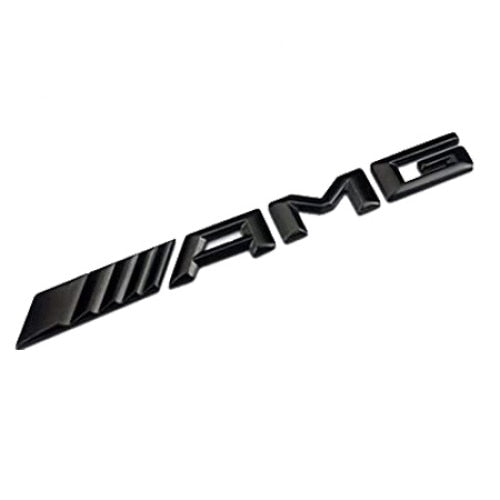 Emblema AMG spate portbagaj Mercedes , culoare negru lucios