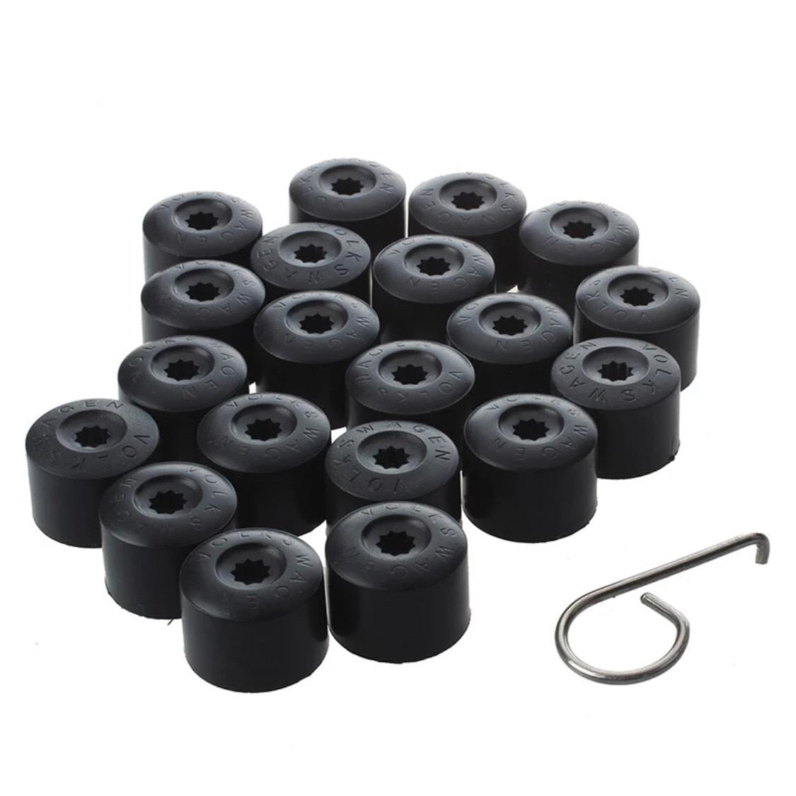 Set 20 capace prezoane pe 17 + cheie de scos capacele, VW/ Audi /Skoda