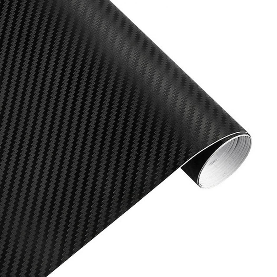Folie autocolant Carbon 3D Neagra, iesire in relief, 127 x 50 cm