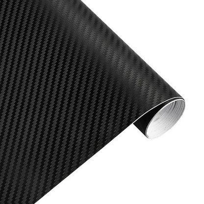 Folie autocolant Carbon 3D Neagra, iesire in relief, 127 x 50 cm