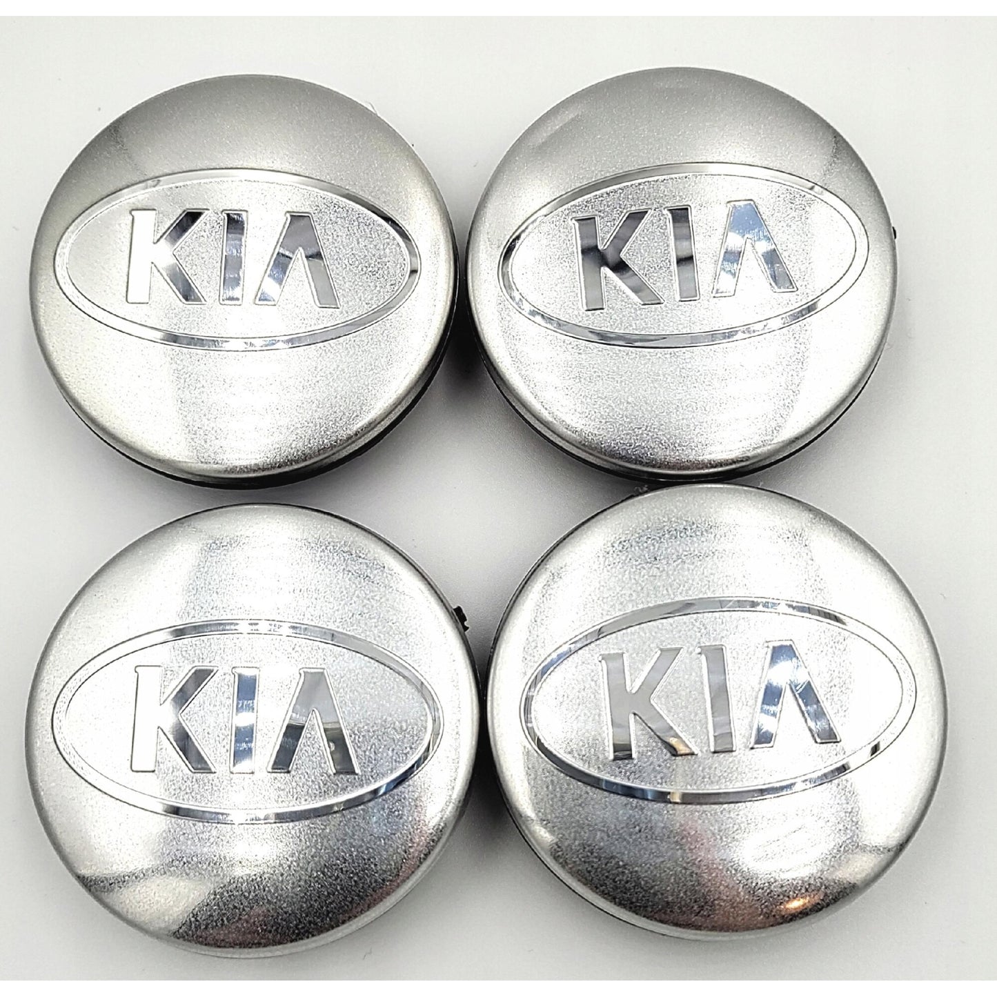 Set 4 capace jante KIA 58mm, Argintiu