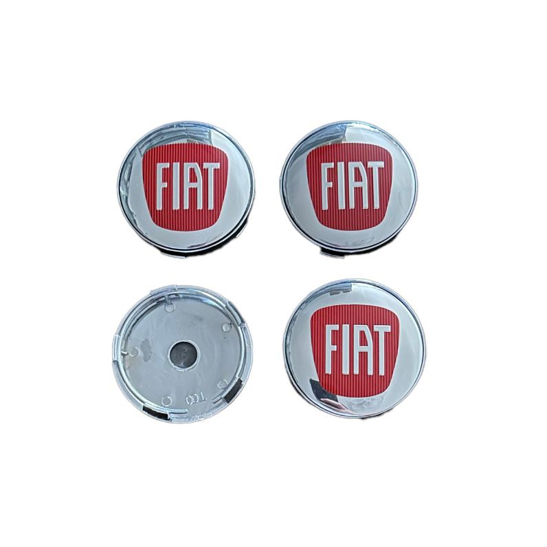 Set 4 capace roti 60mm Fiat compatibil/inlocuitor janta aliaj