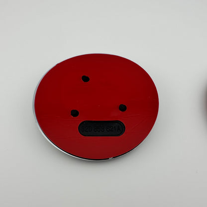 Set embleme SKODA, capota portbagaj, 80mm/90mm, negru/chrome pentru Octavia, Superb, Fabia, Rapid, Kodiaq