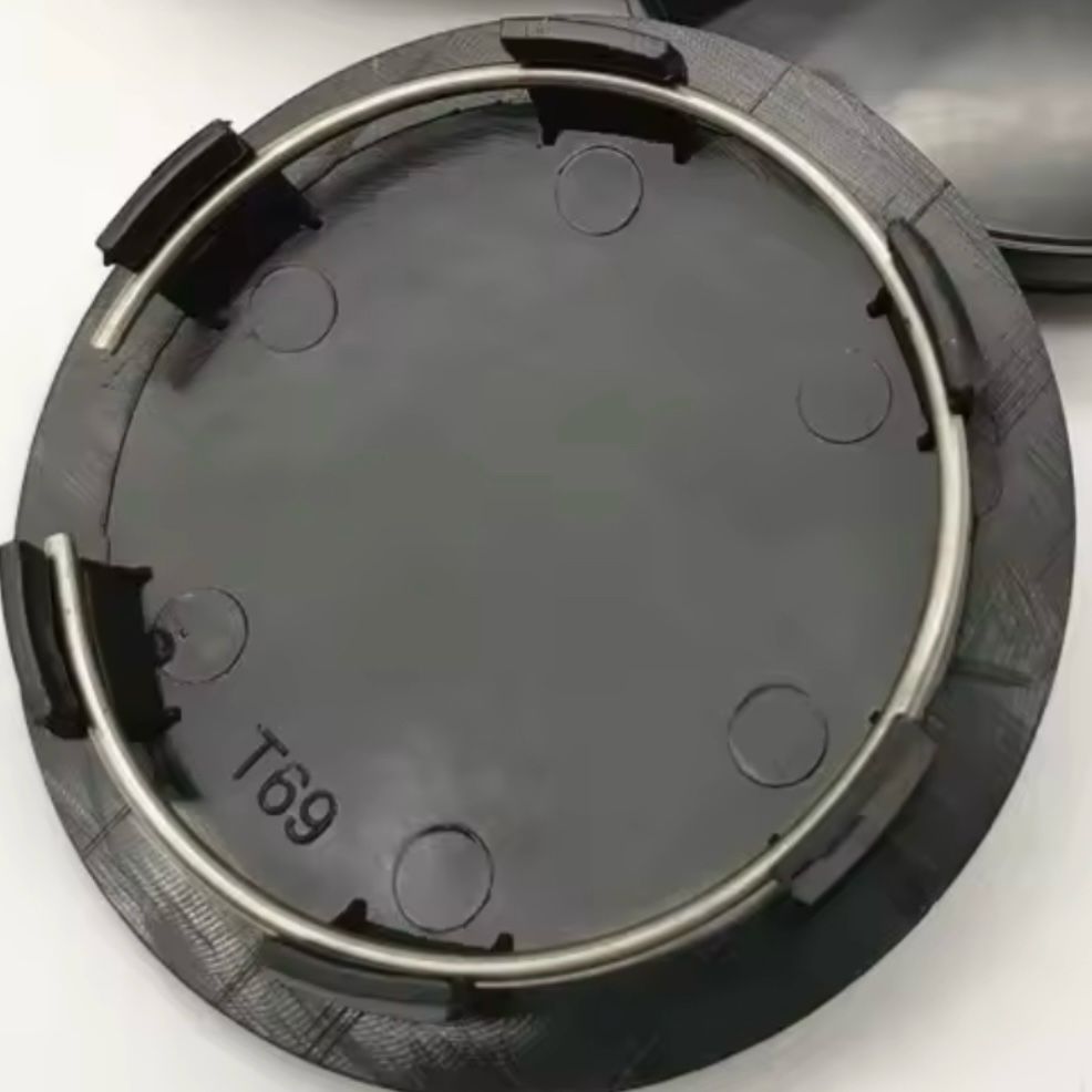 Set 4 capace roti 69mm exterior, 56mm interior Peugeot negre compatibil/inlocuitor janta aliaj