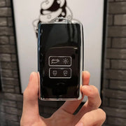 Husa cheie keyless Renault Clio V, Megane IV, Talisman, Kadjar, Zoe, Dacia Duster, Logan 3, Sandero 3, Negru