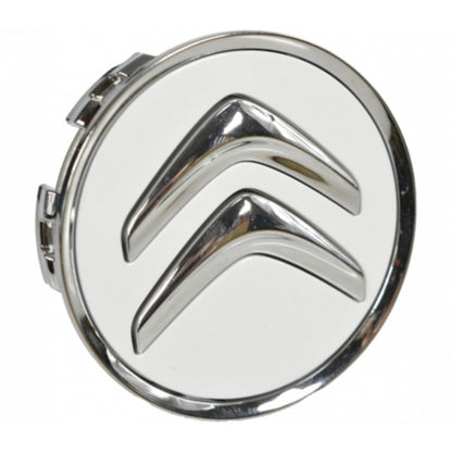 Set 4 capacele roti 59mm Citroen, pentru jante aliaj, argint