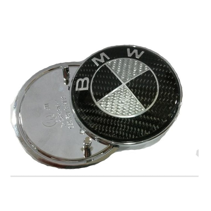 Emblema BMW capota portbagaj 82mm negru
