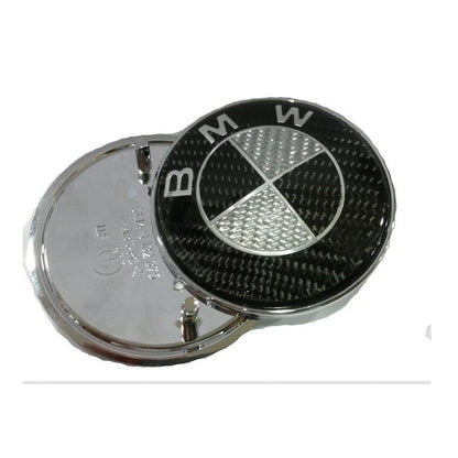 Emblema BMW capota portbagaj 82mm negru