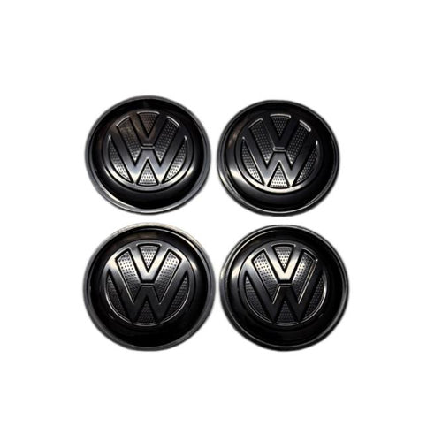 Set 4 capace roti 65mm VW 3B7601171 negre compatibil/inlocuitor janta aliaj