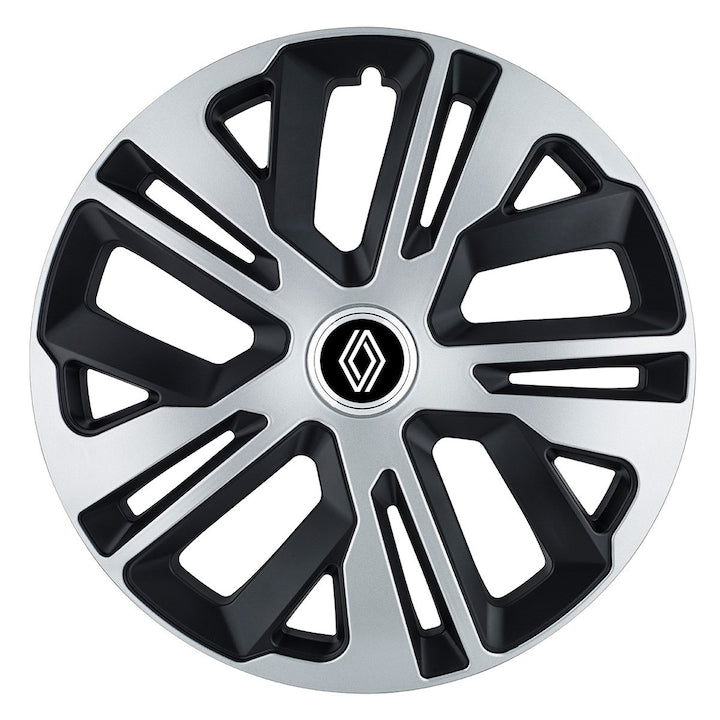 Set 4 Capace Roti Creative Rey® potrivite jantelor de 15 inch, pentru Renault, model Raven Mix