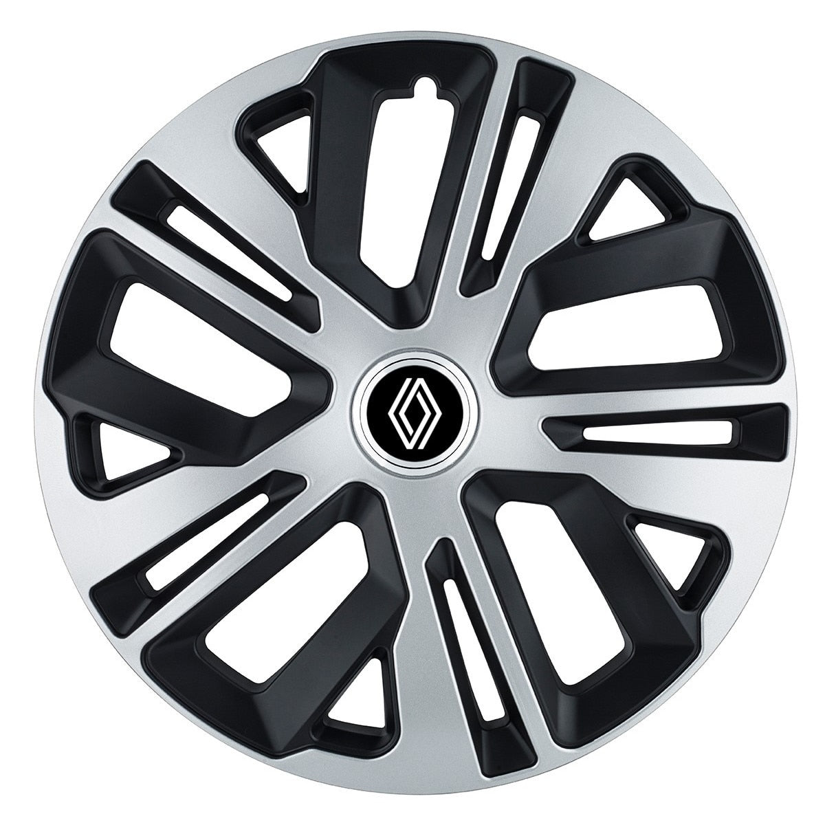 Set 4 Capace Roti Creative Rey® potrivite jantelor de 16 inch, pentru Renault, model Raven Mix