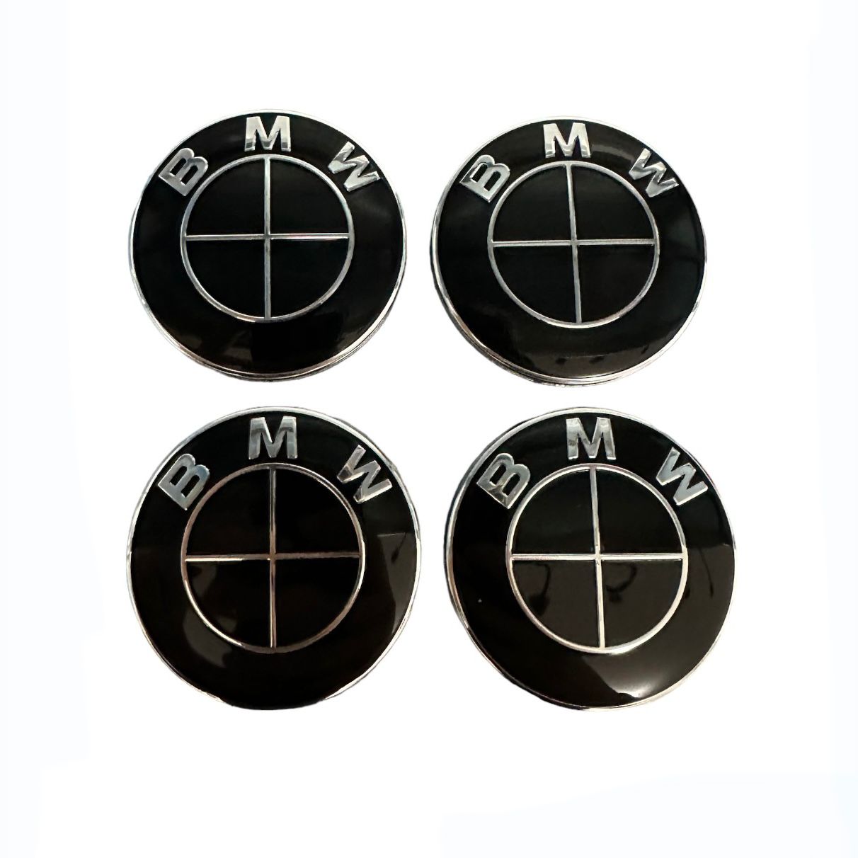 Set 4 capace roti 56mm compatibil/inlocuitor janta roata BMW dupa 2017 Gama G, Cod 6850834 01, Negru