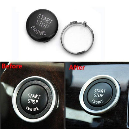 Capac buton start stop BMW E60, E61, E90, E91, X1, X3, X5, negru