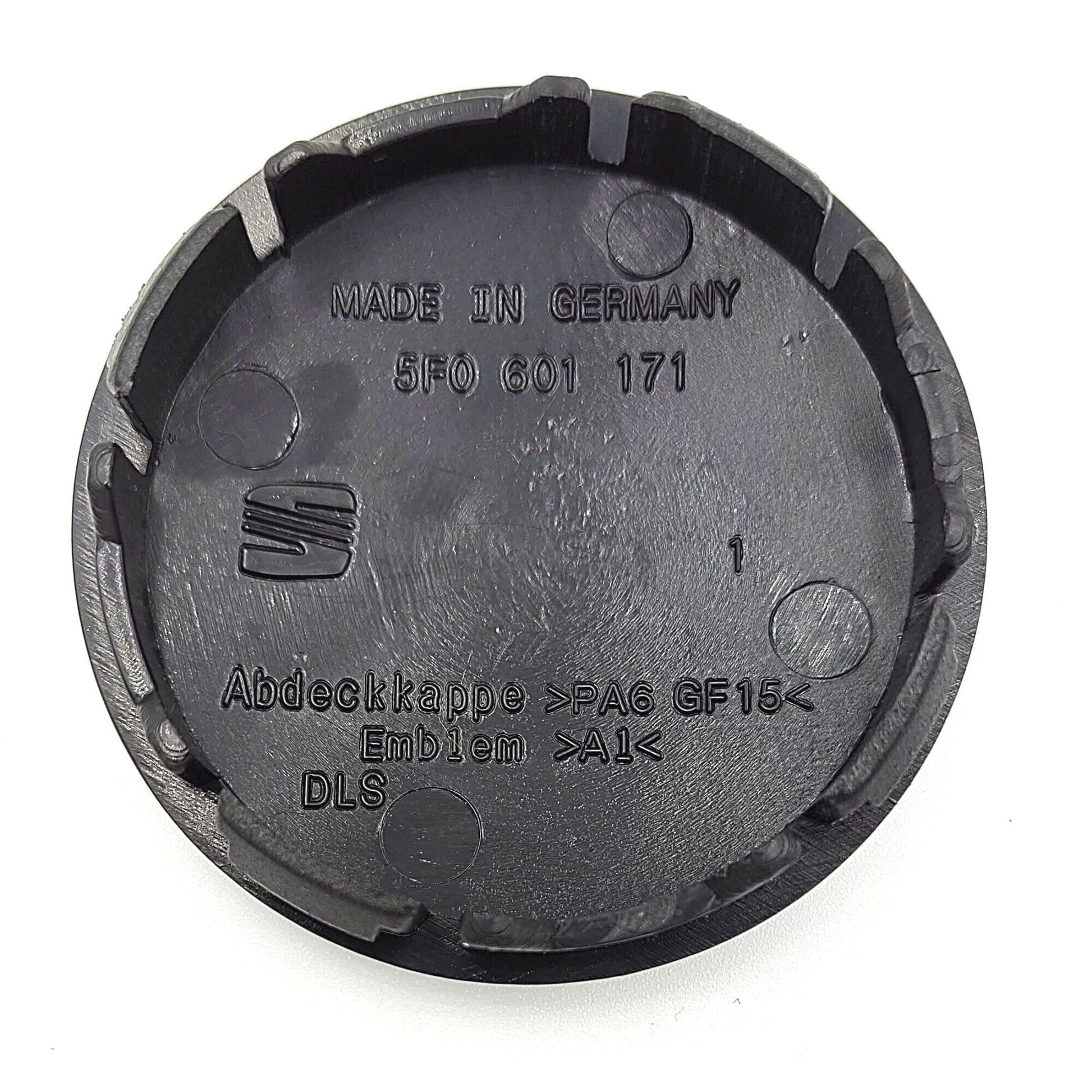 Set 4 capace centrale pentru jante, SEAT 55 mm, negru argintiu