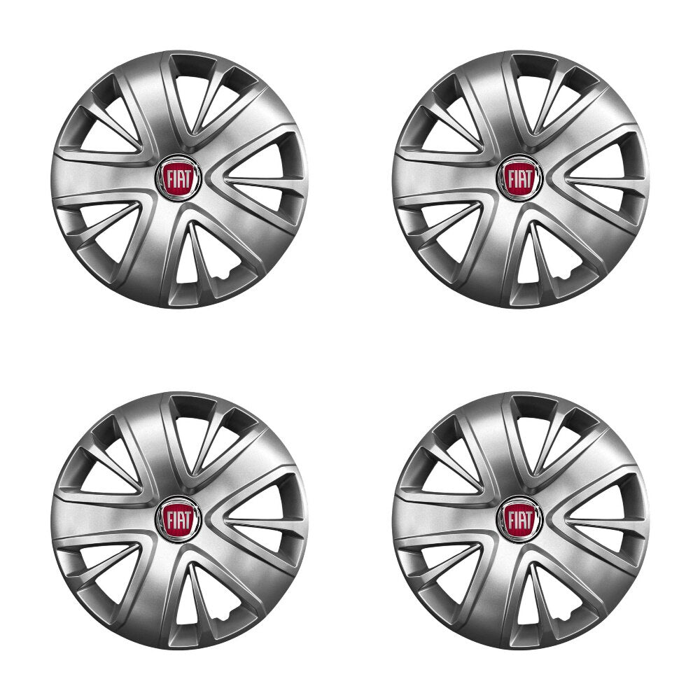 Set 4 Capace Roti R15 AutoSSF ®, Potrivite Jantelor de 15 inch, pentru FIAT, Model 341
