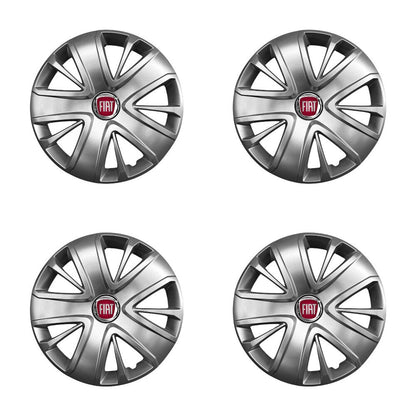 Set 4 Capace Roti R15 AUTOHELIX MSA ®, Potrivite Jantelor de 15 inch, pentru FIAT, Model 341