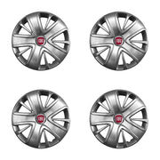 Set 4 Capace Roti R15 AUTOHELIX MSA ®, Potrivite Jantelor de 15 inch, pentru FIAT, Model 341