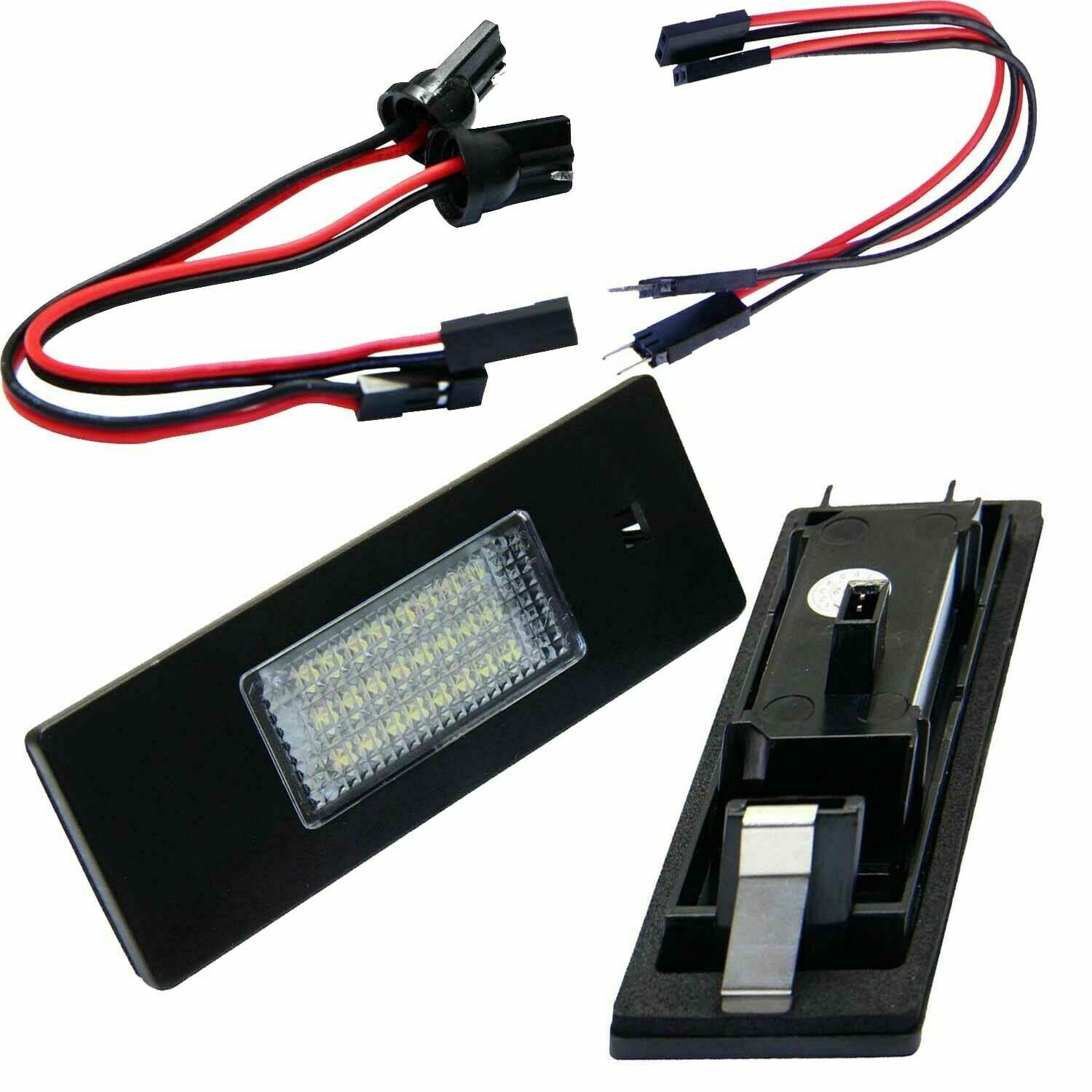 Set de 2 lampi numar LED BMW seria 1 E81, E87, F20, F21, Z4 E85, X2 F39, X4 G02, Seria 6 E63, Mini R55, R60