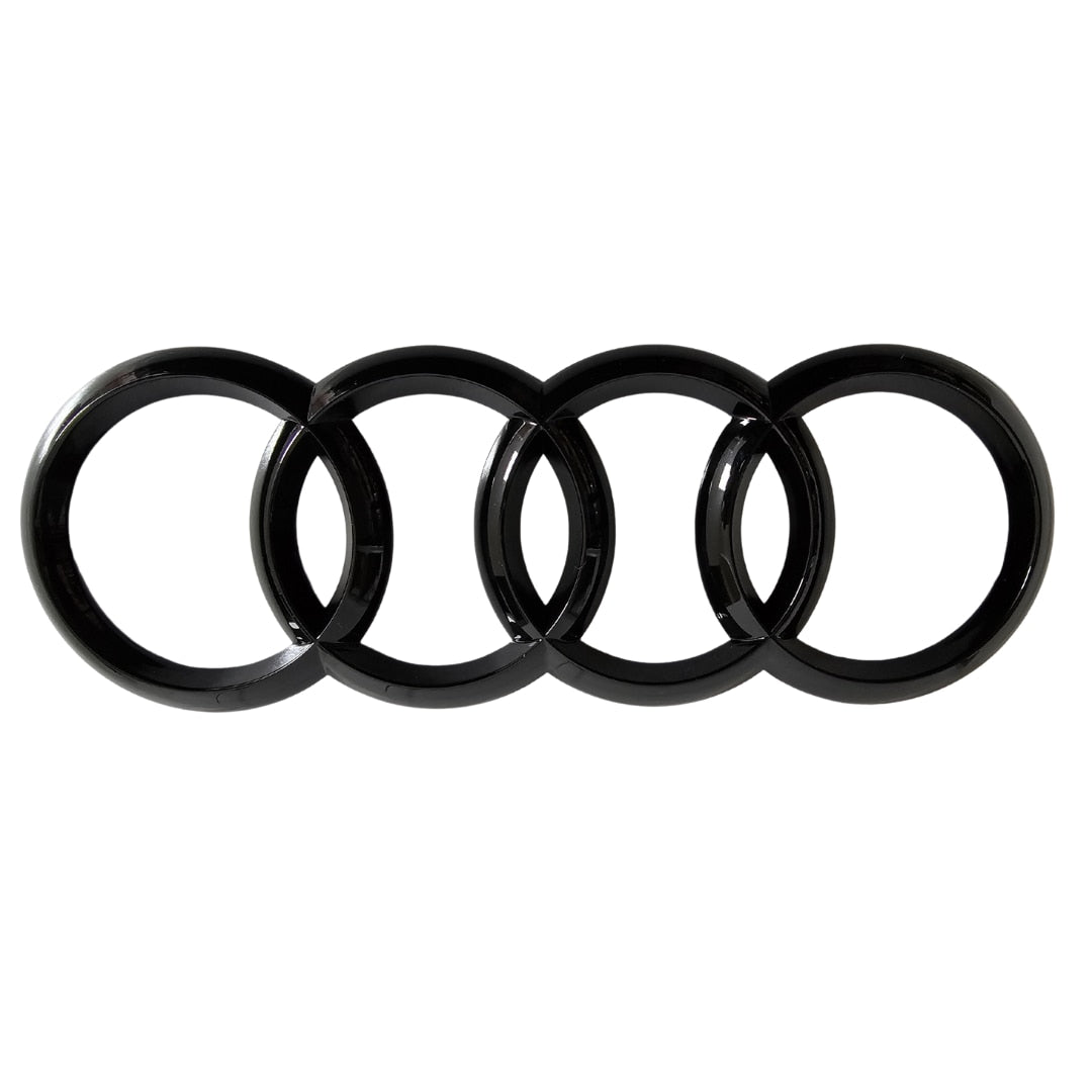 Emblema Logo Audi Negru Spate