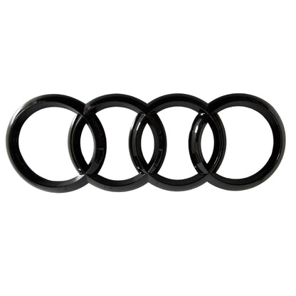 Emblema Logo Audi Negru Spate