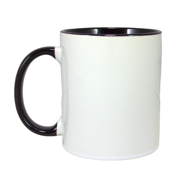 Cana personalizata cu interior negru - Nu imbatranesc doar imi creste valoarea - 330ml
