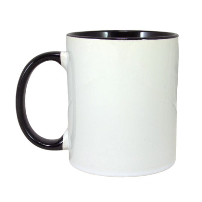 Cana personalizata cu interior negru - Nu imbatranesc doar imi creste valoarea - 330ml