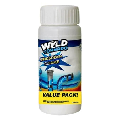 Dispozitiv de curatare puternic pentru chiuvete si scurgeri, pulbere portabila, solutie instantanee, 100g - WILD TORNADO