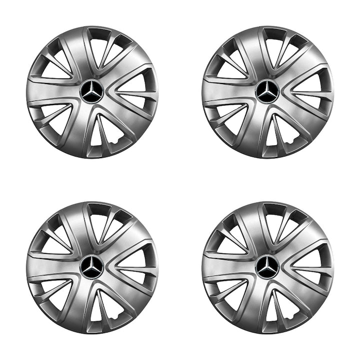 Set 4 Capace Roti R15 AUTOHELIX MSA ®, Potrivite Jantelor de 15 inch, pentru MERCEDES, Model 341