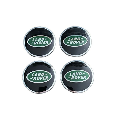 Set 4 capace jante LAND ROVER, RANGE ROVER, 62-63mm, Negru Verde