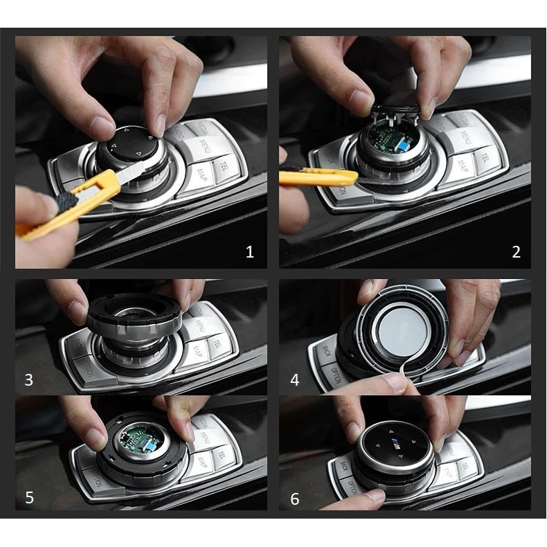 Capac Ornament Decor Idrive M compatibil cu BMW seria 1 3 5 X