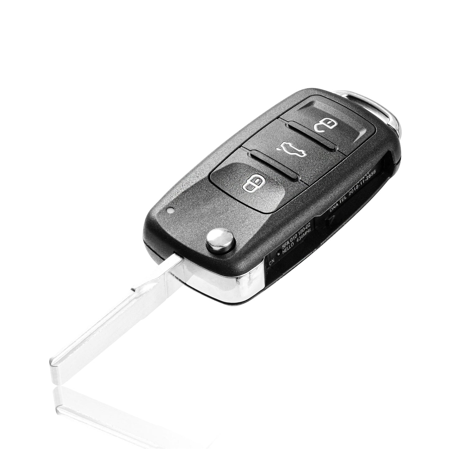 Cheie Auto cu 3 Butoane Compatibil Volkswagen Beetle Golf Jetta Polo Sharan Tiguan Touran Transporter