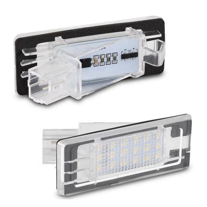 Set 2x Lampi LED pentru numar dedicate Dacia Duster(2010-2017), Logan MCV, Lodgy, Renault, fara eroare